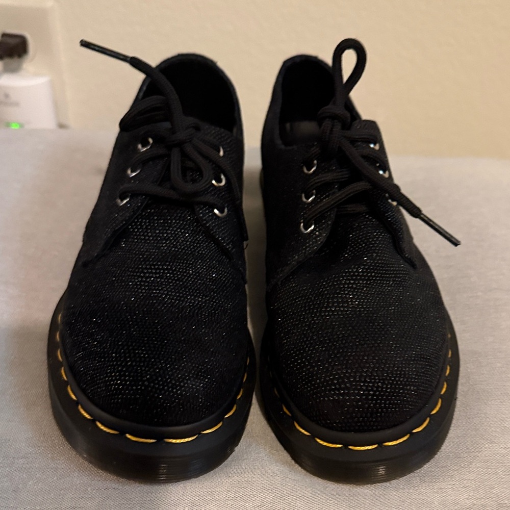 Dr. Martens glitter black 1461 shoes
